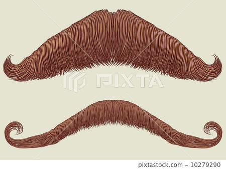 Mustaches for man.Vector collection for man portrait 10279290