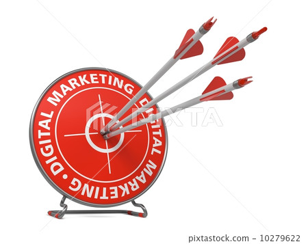 Digital Marketing Concept - Hit Target. 10279622