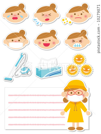 Illustration of hay fever Illustration of hay fever 10279871