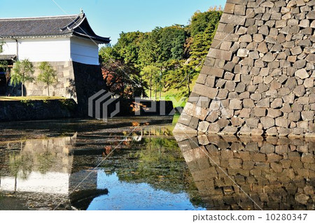 Walking in front of the Imperial Palace Walking in front of the Imperial Palace 10280347