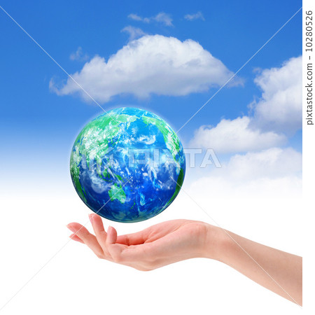 地球乾淨的手上 10280526