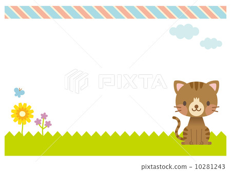 Message card animal background 10281243