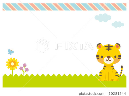 Message card animal background 10281244