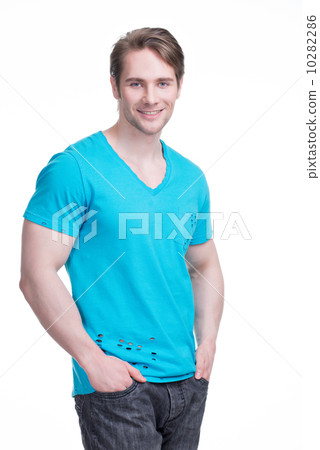 Portrait of young happy man. 10282286
