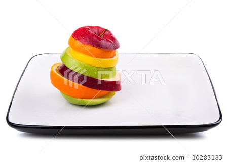 Mix of sliced fruit 10283183
