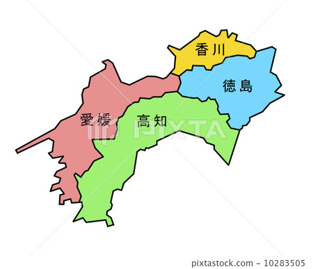 四國地圖 四國地圖 10283505