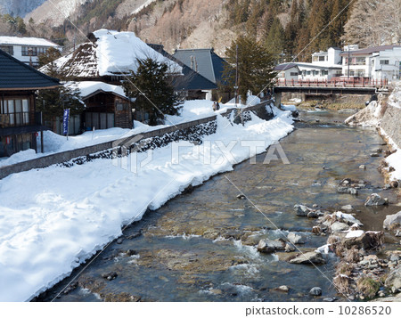 冬天的Yubukawa溫泉 10286520