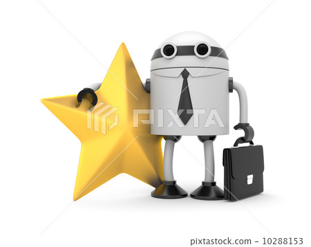 Robot with star Robot with star 10288153