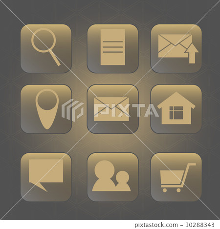icon for internet. web background with triangles 10288343