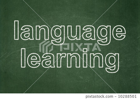 Education concept: Language Learning on... - Stock Illustration ...