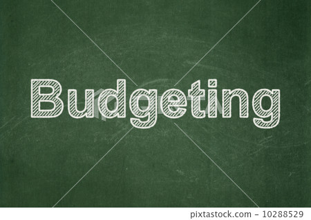 Business concept: Budgeting on chalkboard background Business concept: Budgeting on chalkboard background 10288529