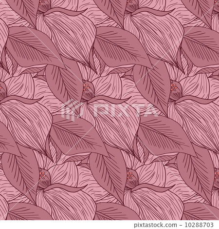 Hand drawing floral background 10288703