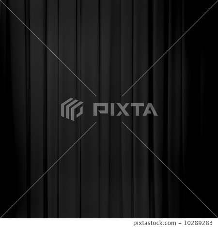 curtain or drapes black background 10289283