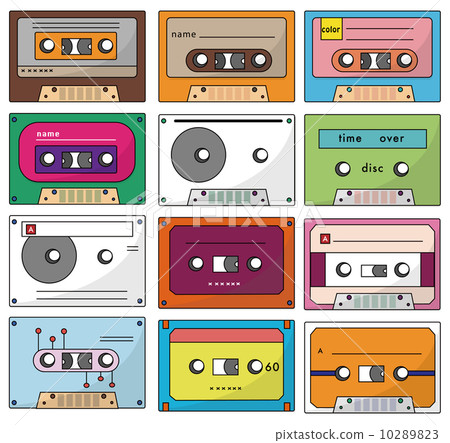 cartoon tape icon 10289823