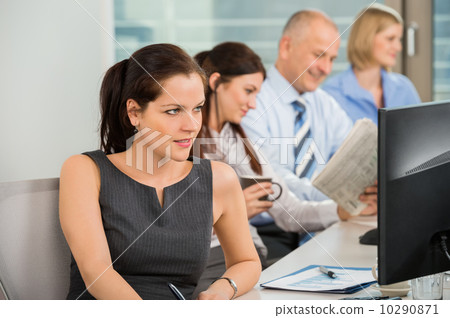 Businesswoman Using Computer 10290871