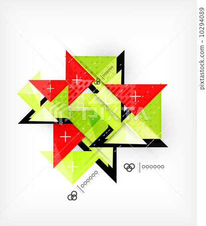 Triangles Template For Brochure | Booklet 10294089