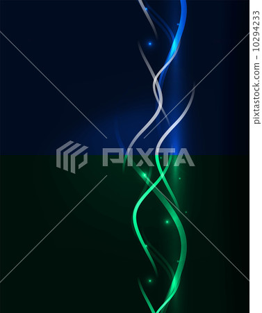Abstract glowing lines - Stock Illustration [10294233] - PIXTA