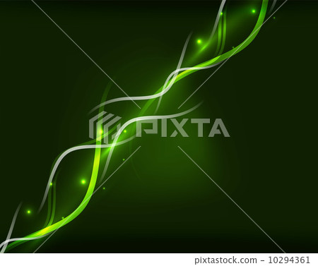 Abstract glowing lines - Stock Illustration [10294361] - PIXTA