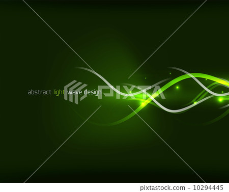 Abstract glowing lines - Stock Illustration [10294445] - PIXTA