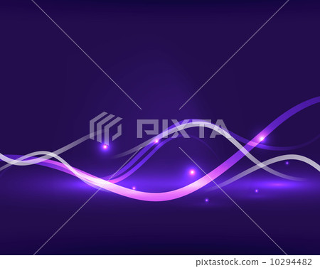 Abstract glowing lines - Stock Illustration [10294482] - PIXTA