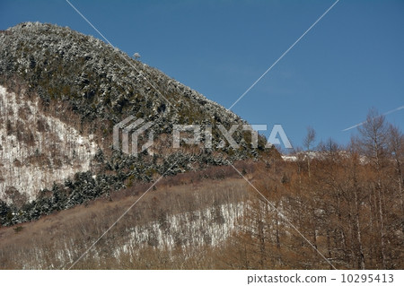 下雪的山腰 10295413