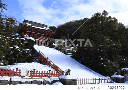 八幡宮的雪模式 八幡宮的雪模式 10295922