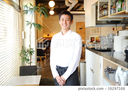 男服務員·餐館 10297108