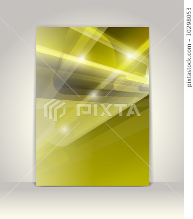 Flyer or brochure template, abstract design 10298053