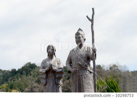 Yoritomo和Masako的雕像 Yoritomo和Masako的雕像 10298753