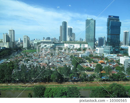 Landscape in Jakarta city of the capital city of Indonesia (building group) 10300565