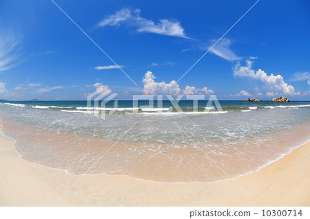 Wide angle beach. 10300714