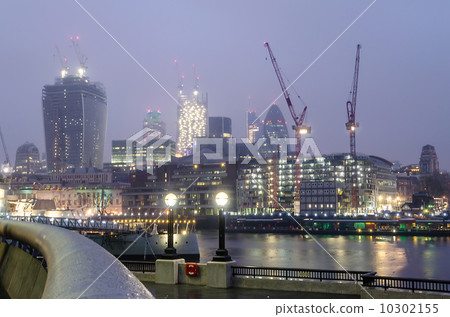 London City Skyline at Night London City Skyline at Night 10302155