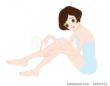 女孩頭髮閃閃發光 10302552