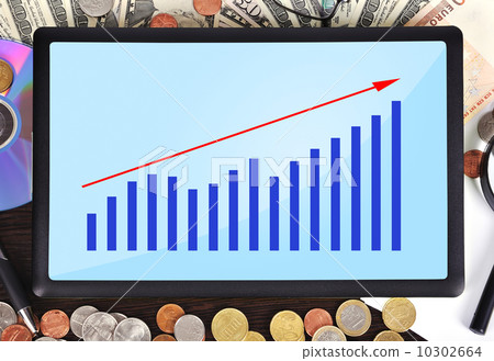 tablet with chart tablet with chart 10302664