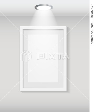 Frame on Wall for Your Text and Images, Vector Illustration 10302872