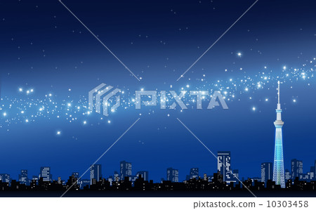 東京天空樹和銀河系 東京天空樹和銀河系 10303458