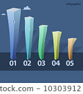 painted pillars, infographics design 10303912