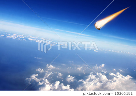 Meteorite falling to the earth Meteorite falling to the earth 10305191