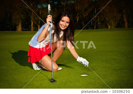 golf girl golf girl 10306250