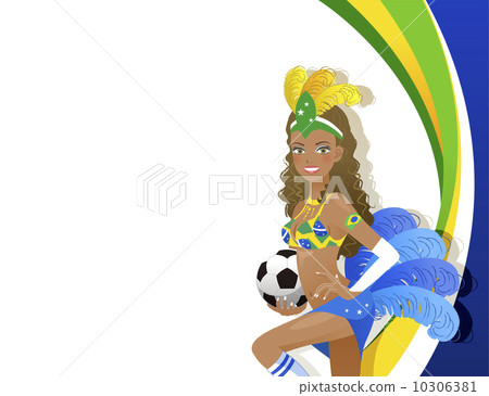 Brazilian football carnival 10306381