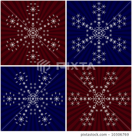 Snowflake from snowflakes, set 10306769
