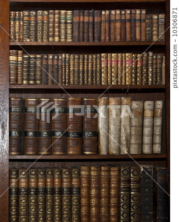historic old books in a old library historic old books in a old library 10306871