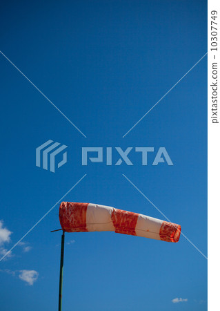 wind sock against a blue sky 10307749
