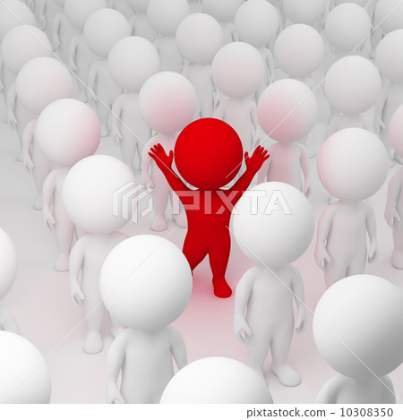 3d small people - segregate 10308350
