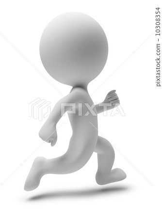 3d small people - run 10308354