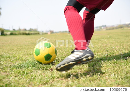 Kick a soccer ball 10309676
