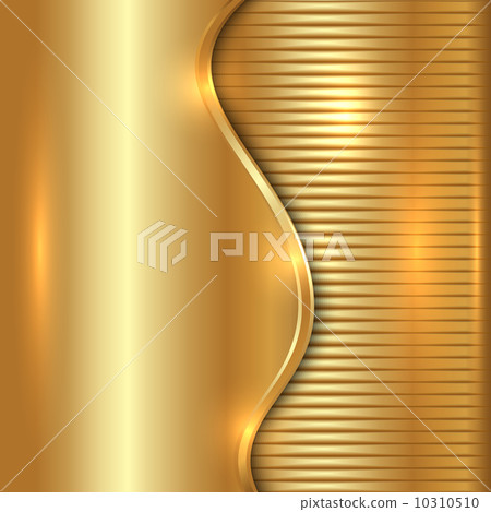 Vector abstract gold background with curve and stripes Vector abstract gold background with curve and stripes 10310510