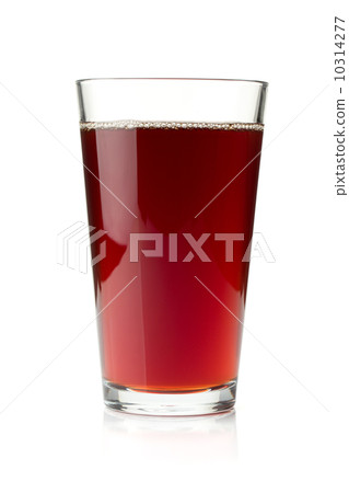 Pomegranate juice in a glass 10314277