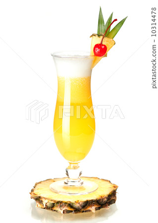 Cocktail collection: Pina Colada on pineapple slice 10314478