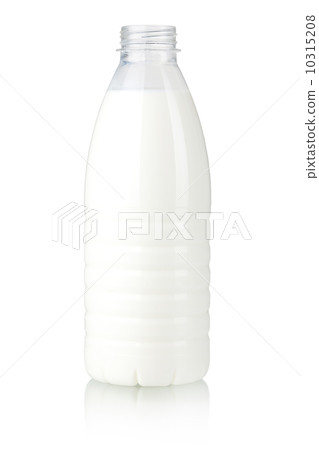 Opened milk bottle Opened milk bottle 10315208